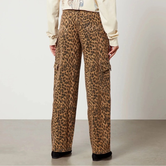 DAMSON MADDER Dion Leopard Cargo Pants Size UK 18/US 14 ~ NWT - Picture 5 of 11